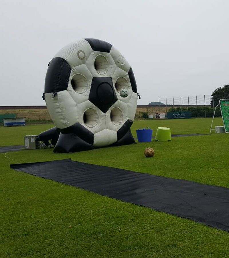 Fussball Torwand rund-drehend 